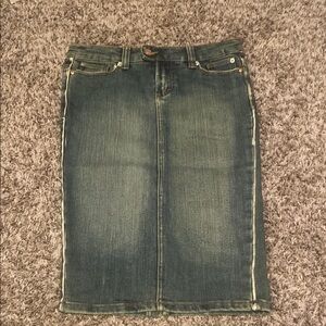 Refuge Denim Pencil Skirt